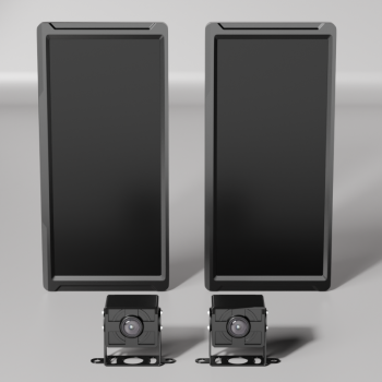 Vehicle Monitor | with -20~70°C Extreme Temperature AI Mirror Monitor | DP400 | Shockproof Monitor for Fleets