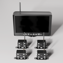 Wireless Camera | with HD Night Vision Monitor+Camera | DP240-1 | Fleet & Home Safety Hub