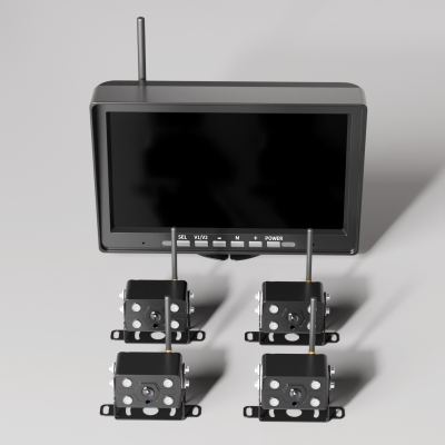 Wireless Camera | with HD Night Vision Monitor+Camera | DP240-1 | Fleet & Home Safety Hub