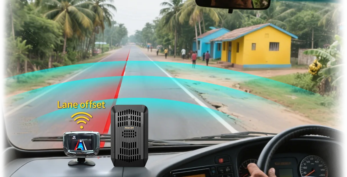 Vehicle safety and tracking data shown on a fleet system