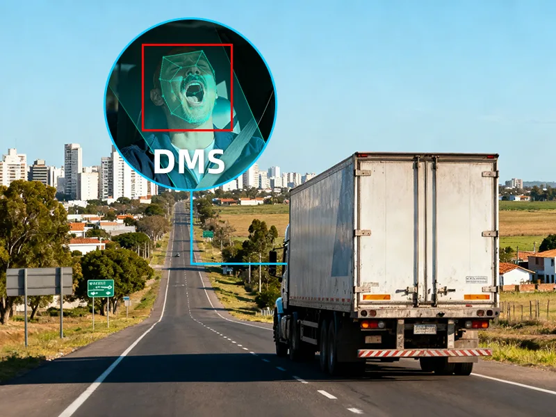 Driver monitoring system used in an Argentine fleet