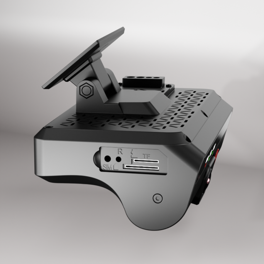 4G or Wifi Connectivity & Positioning - MR720 2K AI Dashcam with Driver Monitoring