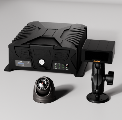 AI Passenger Counter (APC) | 4CH MDVR with 1CH Passenger Counting & DMS | PC25 | Kit for Commercial Vehicle Fleets