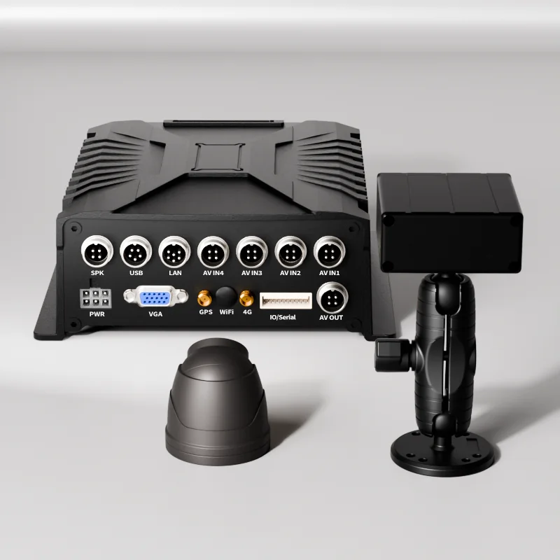 PC25 AI Пассажирская стойка с портами и разъемами 4CH MDVR и DMS