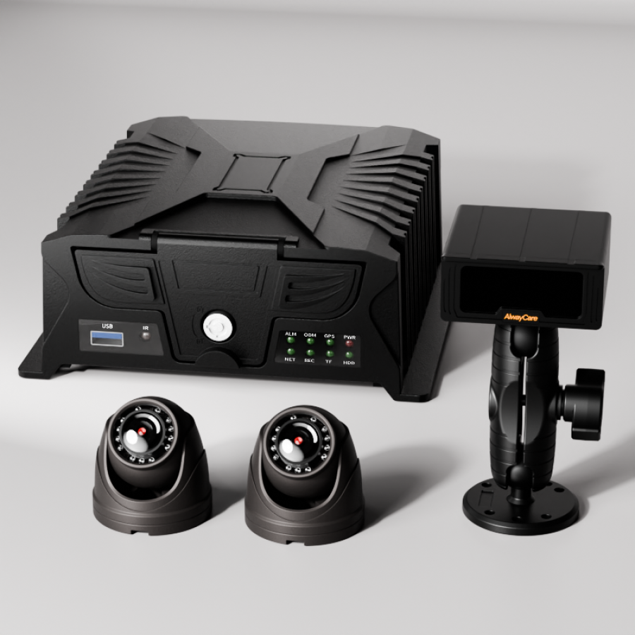 H.264/H.265 Imaging & Recording - PC26 AI Passenger Counter with 4CH MDVR & DMS