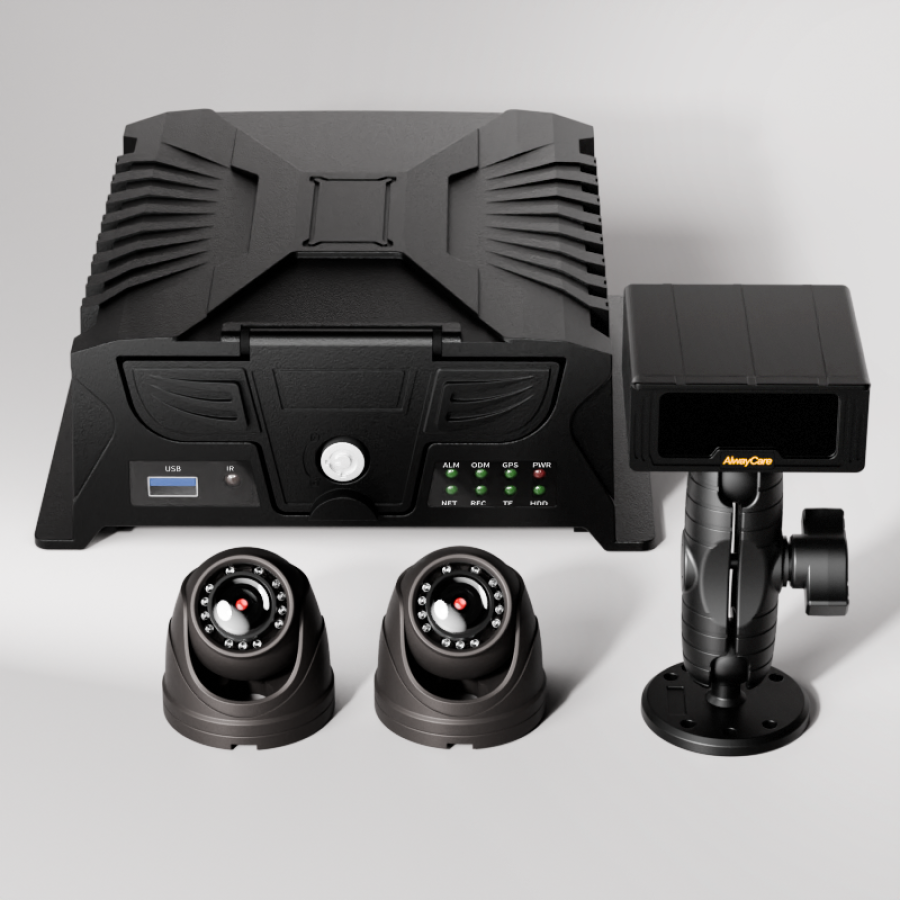 4G or Wifi Connectivity & Positioning - PC26 AI Passenger Counter with 4CH MDVR & DMS