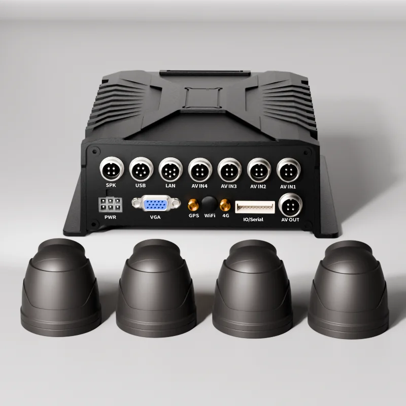 PC28 AI Пассажирская стойка с портами и разъемами 4CH MDVR