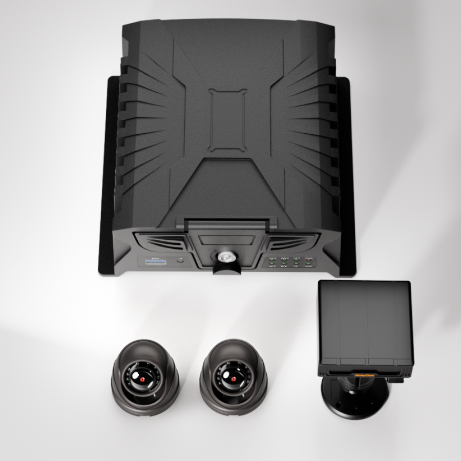 4G Connectivity & Positioning - PC36 AI Passenger Counter with 8CH MDVR & DMS