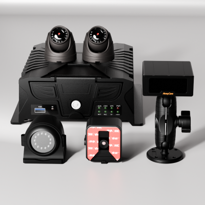 AI Passenger Counter (APC) | 8CH MDVR With 2CH APC & DMS & ADAS & BSD | PC37 | Kit for Commercial Vehicle Fleets