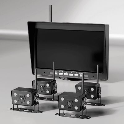 Wireless Camera | with HD Night Vision Monitor+Camera | DP240-1 | Fleet & Home Safety Hub