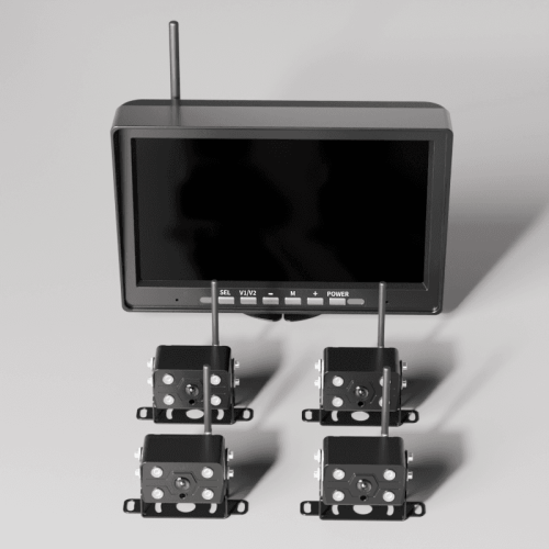 Wireless Camera | with HD Night Vision Monitor+Camera | DP240-1 | Fleet & Home Safety Hub