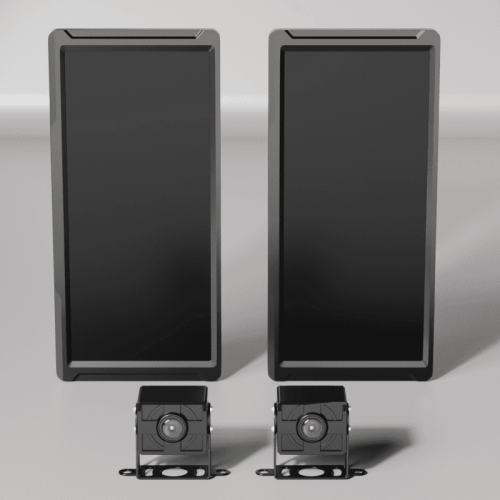 Vehicle Monitor | with -20~70°C Extreme Temperature AI Mirror Monitor | DP400 | Shockproof Monitor for Fleets
