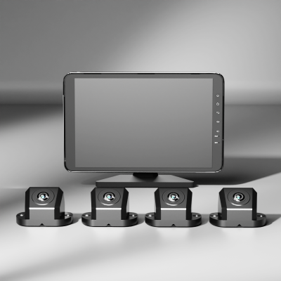 360° Around View Monitoring | with 8-CH 3D 360° All-in-one Vehicle Montior | M360-3 | Safety Fleet Management