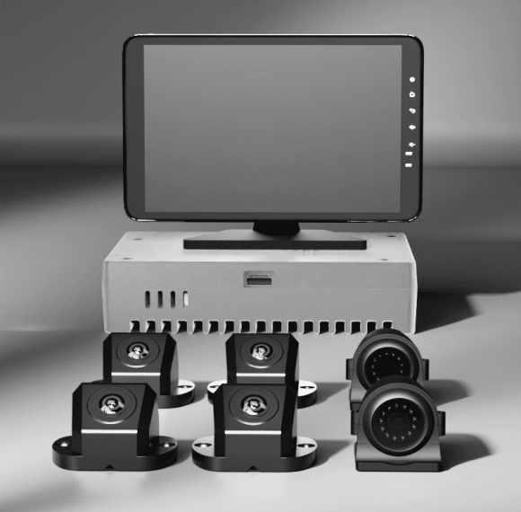 360° Around View Monitoring | with 6CH 3D 360° Monitoring Detection | M360-2 | Truck Fleets Risk Control Management