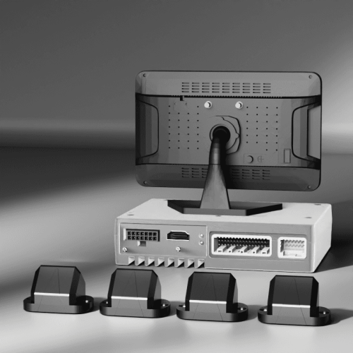 360° Around View Monitoring | with 4-CH 3D 360° Vehicle Collision Detection | M360-1 | Safe Driving Kit for Fleets