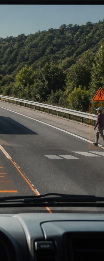 ADAS road risk monitoring