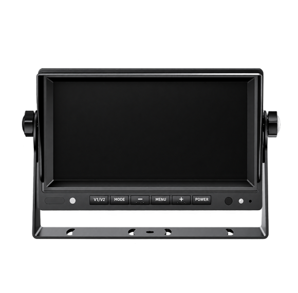 DP312 7" HD Monitor para vehículos comerciales con entrada dual VGA y CVBS