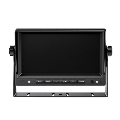 DP312 7" HD Monitor para vehículos comerciales con entrada dual VGA y CVBS