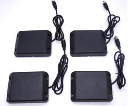 R360 4-Channel 77GHz Radar Blind Spot Detection System for Commercial Vehicles — 4-channel radar sensors pack