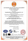 OCCUPATIONAL HEALTH AND SAFETY MANAGEMENT SYSTEM CERTIFICATION