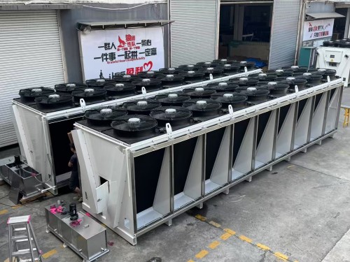 With relatively high coolant temperature and favorable climate condition, dry coolers are fully utilized as a natural cooling system