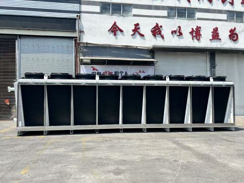 With relatively high coolant temperature and favorable climate condition, dry coolers are fully utilized as a natural cooling system