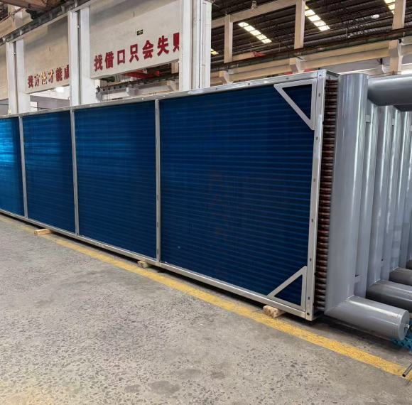 Copper tube + aluminum fin surface cooler for Steel Industry