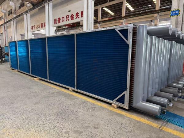 Copper tube + aluminum fin surface cooler for Steel Industry
