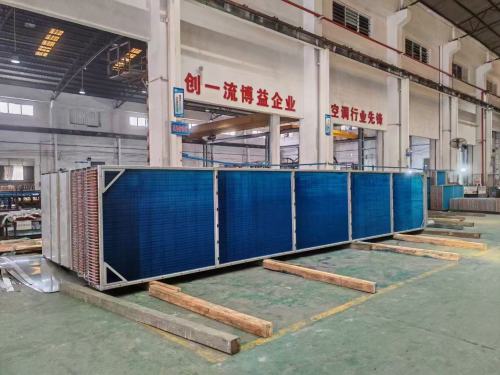 Copper tube + aluminum fin surface cooler for Steel Industry