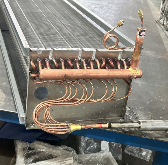Application of evaporator in cold air fan