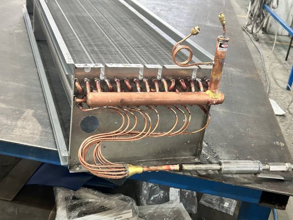 Application of evaporator in cold air fan