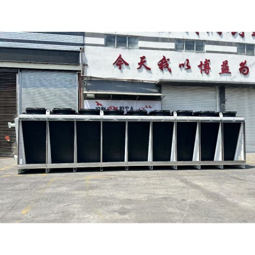 667kw V-Type Dry Cooler with Wet Pads for Adiabatic Air Cooling