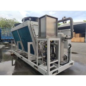 60KW Copper Tube V-type Dry Cooler for Chemical Industry