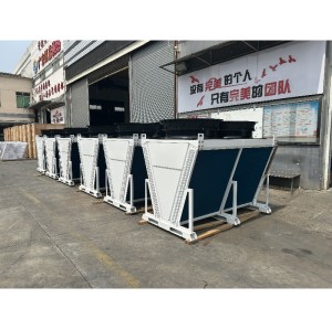 100KW Copper Tube V-type Dry Cooler for Mining Field