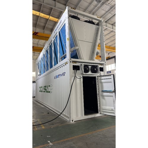 3.0MW Stainless Steel Tube V-type Dry Cooler for Mining Field