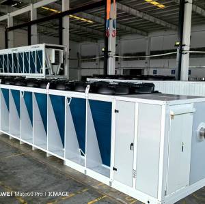 3.0MW Stainless Steel Tube V-type Dry Cooler for Mining Field