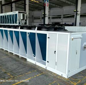 3.0MW Stainless Steel Tube V-type Dry Cooler for Mining Field