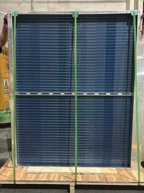 Индивидуальный однорядный обогреватель и двухрядный охладитель для теплицы в Нидерландах