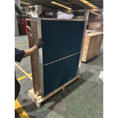 Customized 1Row Heater and 2Rows Cooler for Greenhouse in Netherlands