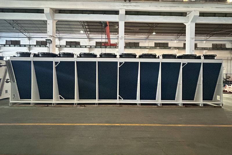 Boyi 2.5MW Stainless Steel Tube V-type Dry Cooler for Mining Field