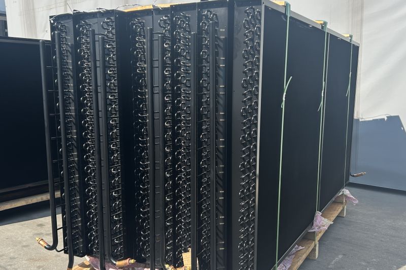 Electrophoretic anti-corrosion condenser coil - relevant example of in-house surface treatment certification for outdoor heat exchangers