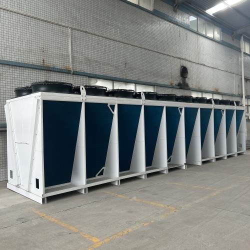 BOYI Customized 2.5MW Stainless Steel Tube V-type Dry Cooler for Data Centers