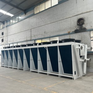 BOYI Customized 2.5MW Stainless Steel Tube V-type Dry Cooler for Data Centers