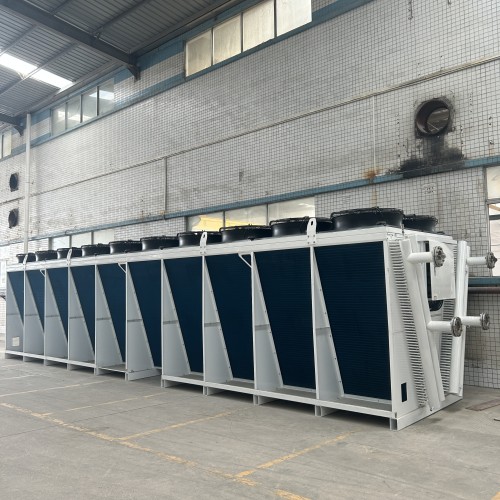 BOYI Customized 2.5MW Stainless Steel Tube V-type Dry Cooler for Data Centers