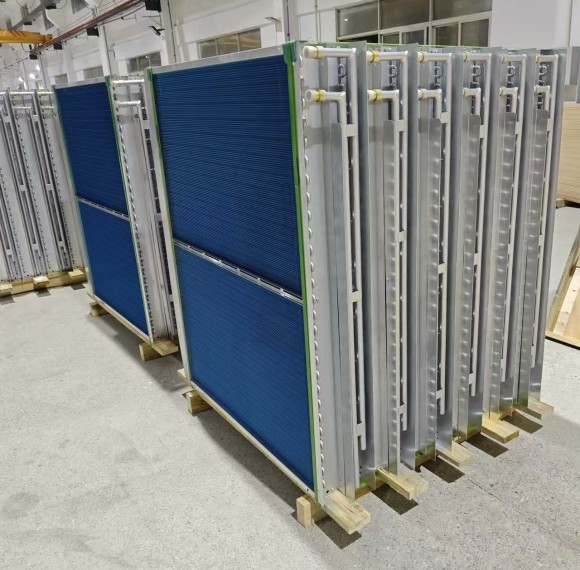 BOYI Customized 1Row Heater and 2Rows Cooler for Greenhouse in Netherlands