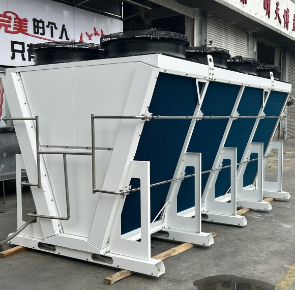 BOYI Customized 550KW Copper Tube V-type Dry Cooler for Data Center Cooling