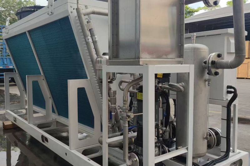 Heat exchanger dry cooler with full certification package