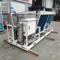 60KW Copper Tube V-type Dry Cooler for Chemical Industry