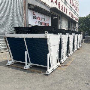 100KW Copper Tube V-type Dry Cooler for Mining Field