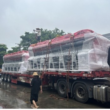 1100KW Stainless Steel Tube V-type Dry Cooler for Chemical Industry